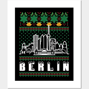 Berlin Germany Ugly Christmas Posters and Art